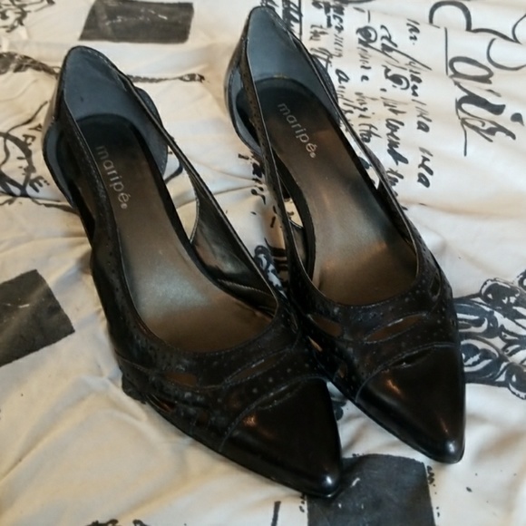 maripe Shoes - $2🎈MARIPE LEATHER 3" HEELS